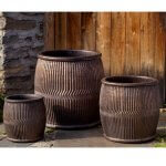 Rain Barrel Planters